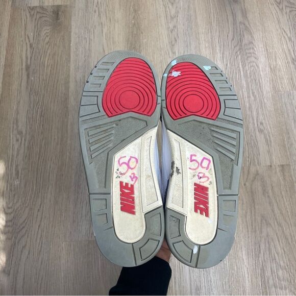 Jordan 3 OG True Blue 2016 men’s size 11.5 white basketball swoosh - Picture 11 of 12